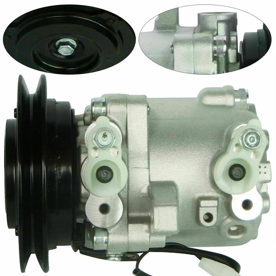 A/C Compressor 12V Fit For Kubota M108S M5040 M7040 M8540 Tractor 3C581-97590 - Image 3 of 4