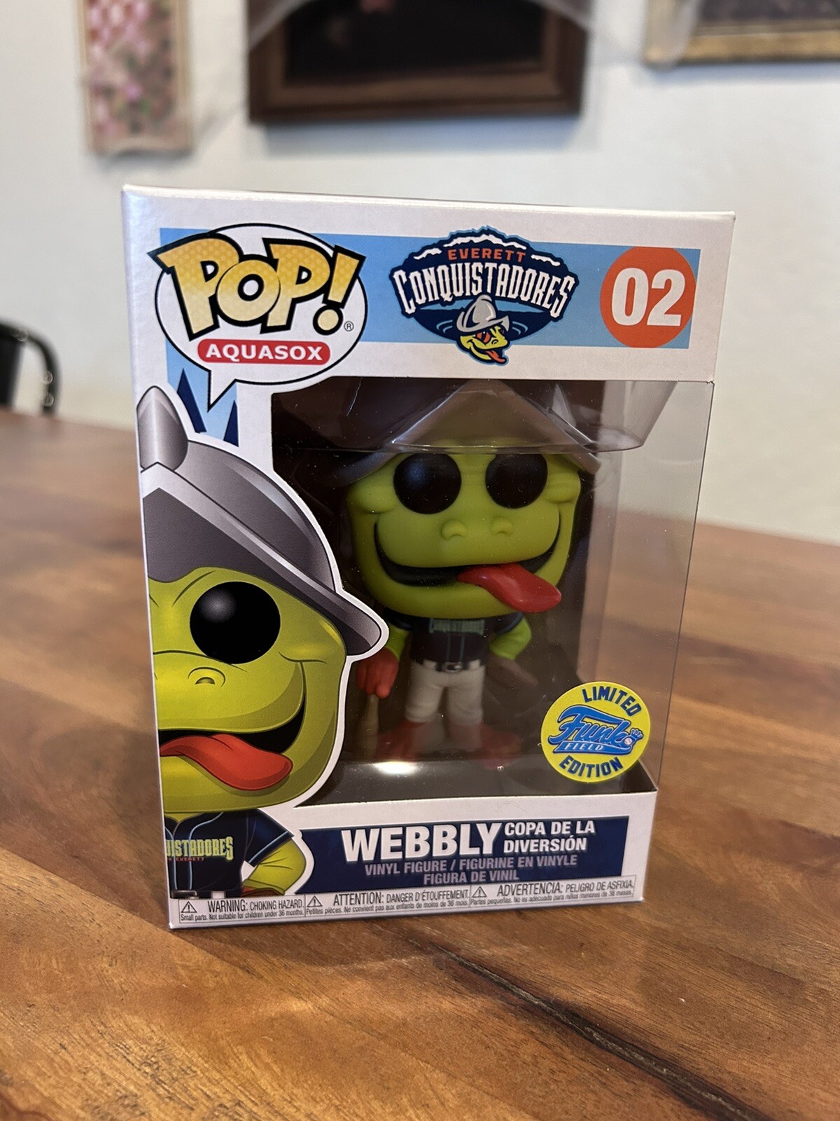 Sale Funko Pop! Vinyl: Webbly Copa De La Diversion - Everett Aquasox Baseball Club...