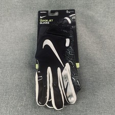 Nike Vapor Jet 5.0 Football Gloves Men's XL White/Black/Silver