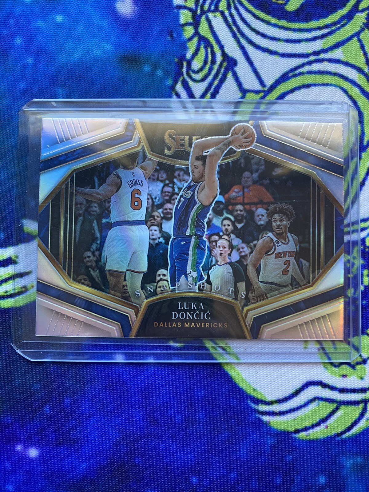 2022-23 Panini Select #5 Luka Doncic Snapshots Silver Prizm #5 Mavs