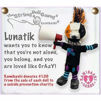 Kamibashi Lunatik Original String Doll Gang Keychain Clip eBay