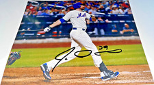 IKE DAVIS SIGNED AUTOGRAPHED NEW YORK METS 8X10 PHOTO W/COA PSA GUARANTEE