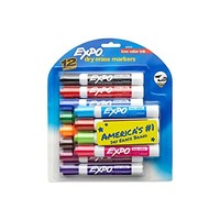 Expo Low-odor Dry Erase Markers, Chisel Tip, 12-pack, Assorted Colors (80699), N on sale Expo Low-odor Dry Erase Markers, Chisel Tip, 12-pack, Assorted Colors (80699), N on sale