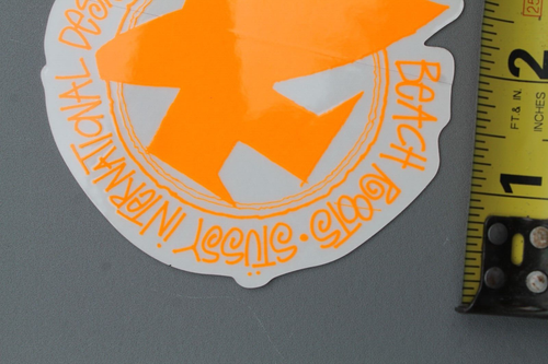 STUSSY Clothing Surfboards Neon Orange Surfer Graffiti OG Stu2 Surfing STICKER - Picture 14 of 15