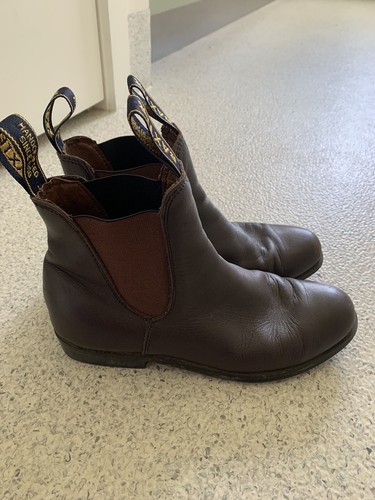 Mens BAXTER Brown Leather Work Riding 
