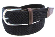 Women's 32 - 34 Black Woven Belt