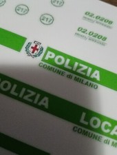 Kit Adesivi 1/24 Polizia Locale Milano 217 Quartiere no decals tipografia FB
