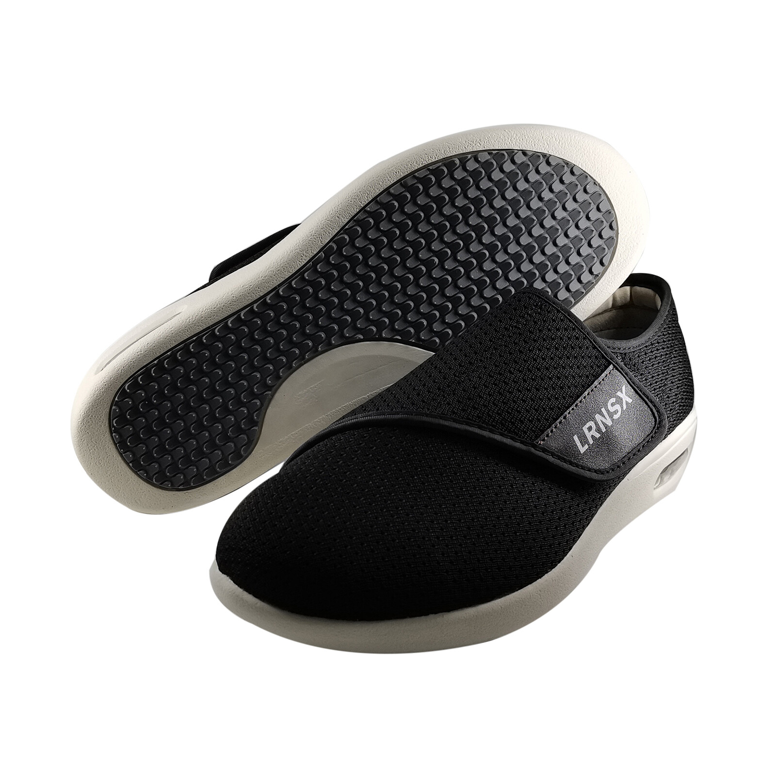 LRNSX Womens Wide Width Diabetic Shoes For Elderly Seniors Walking