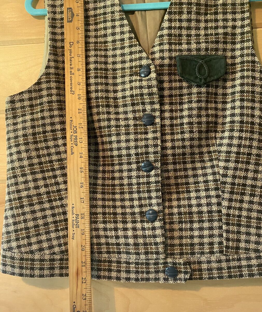 VTG tweed vest S.P.O. Made in Canada size 14 | eBay VTG tweed vest S.P.O. Made in Canada size 14 | eBay