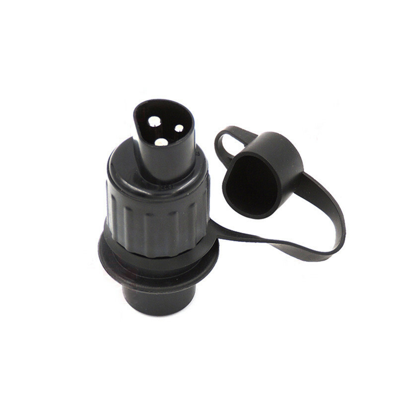 3-Pin 12V Trailer Socket Plug for Tractor RV Caravan Truck Boat Waterproof UK