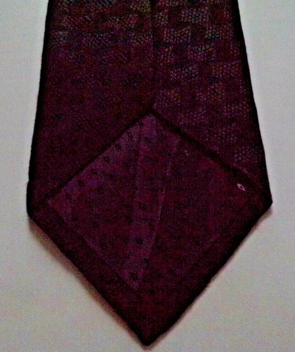Corbata Albert Nipon negra sobre negra 100 % seda - Imagen 2 de 6