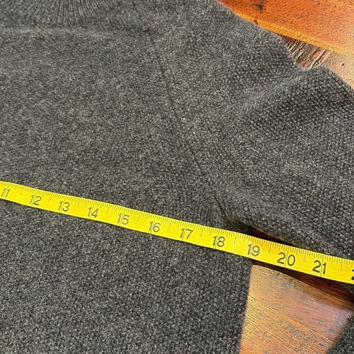 NakedCashmere Knit Cashmere Sweater Charcoal Grey Small - Picture 11 of 12