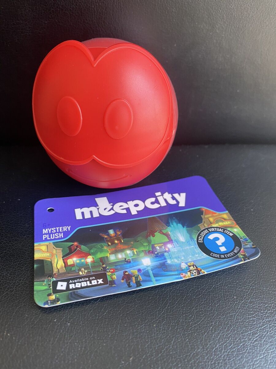 Roblox Collection: Meep City Micro Plush Mystery 3-Pack [Includes 3  Exclusive Virtual Items]