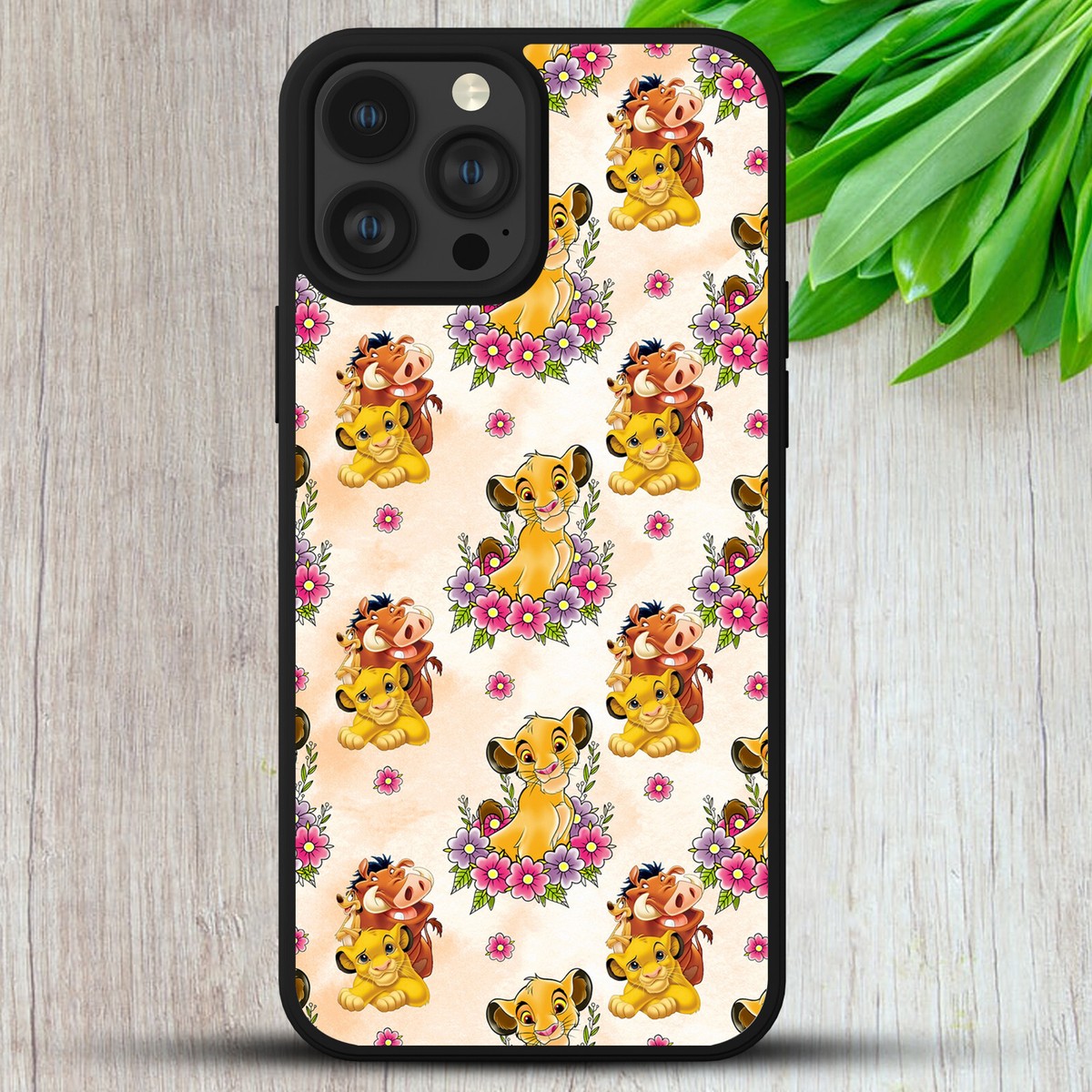 LION KING SIMBA CASE FOR IPHONE SAMSUNG HUAWEI PIXEL ART GIFT HARD