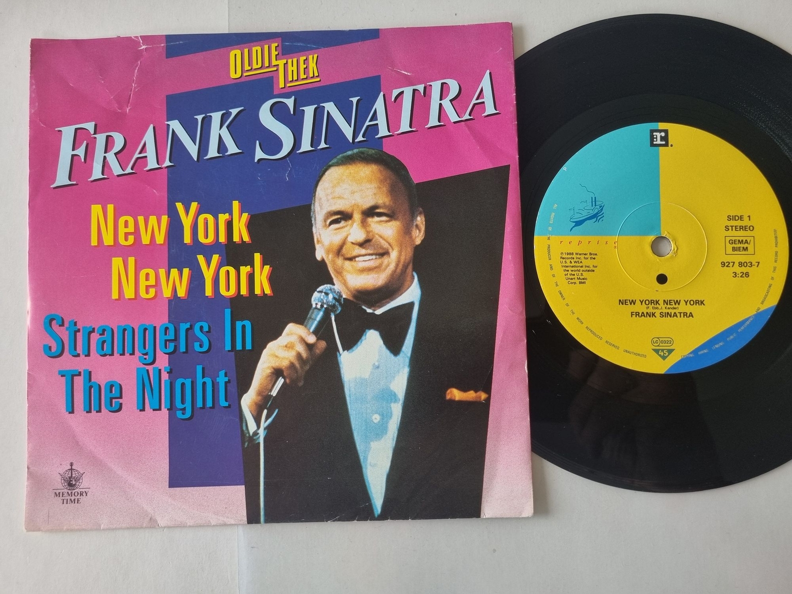 Frank Sinatra - New York New York/ Strangers in the night 7'' Vinyl Germany