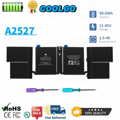 A2527 Battery for Apple Macbook Pro 16'' Late 2021 A2485 EMC 3651 MK183LL/A