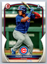 2023 1st Bowman #BP-2 Pedro Ramirez Chicago Cubs Baseball Card