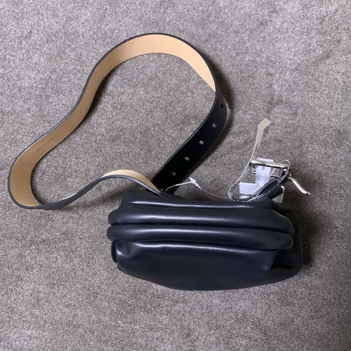 Calvin Klein Women's Frog Mouth Belt Bag Fanny Pack Black Medium - Picture 3 of 9