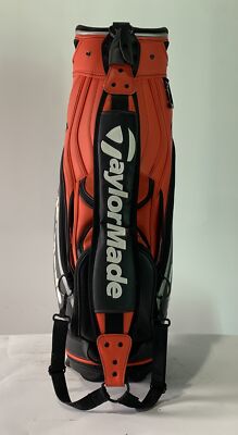 TaylorMade Tour M Staff Golf Bag Red Black Single Strap 6-Way