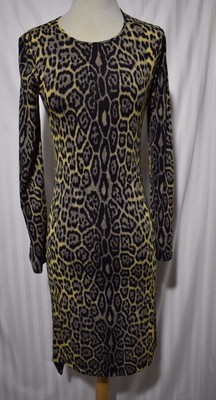 bcbg animal print dress