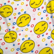 Dot Smile Girls 7 Happy Smiley Face Polka Dot Beige Cap Sleeve Twirl Dress NWT