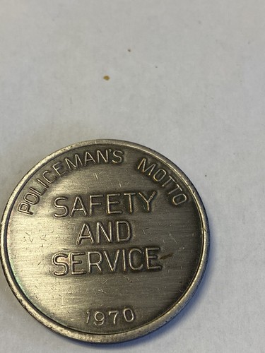 Vintage Policemans Motto Token 1970 - Picture 3 of 6