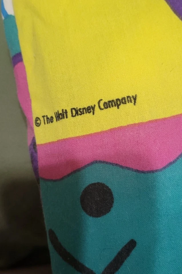 DE COLECCIÓN• EDREDÓN DISNEY MICKEY 4 NEÓN BLOQUES DE COLOR• CAMA EXTENSIBLE• RARO• DOBLE - DOBLE XL Foto 4 de 4