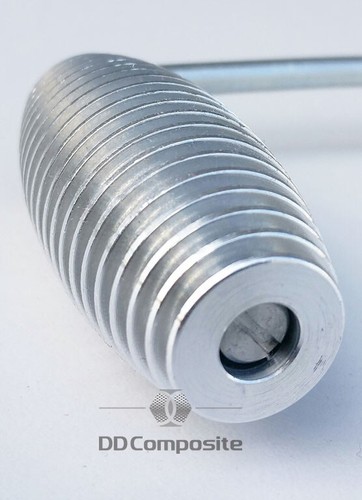 Radien Entlüftungsroller 16/25/16x50mm Aluroller Entlüften Laminieren Kunstharz - Bild 3 von 3