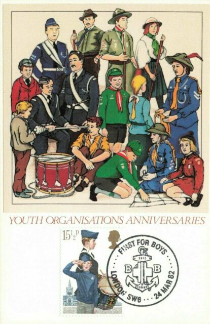 Havering Silk Postcard FDI Youth Organisations Anniversaries First for Boys KI9 Havering Silk Postcard FDI Youth Organisations Anniversaries First for Boys KI9
