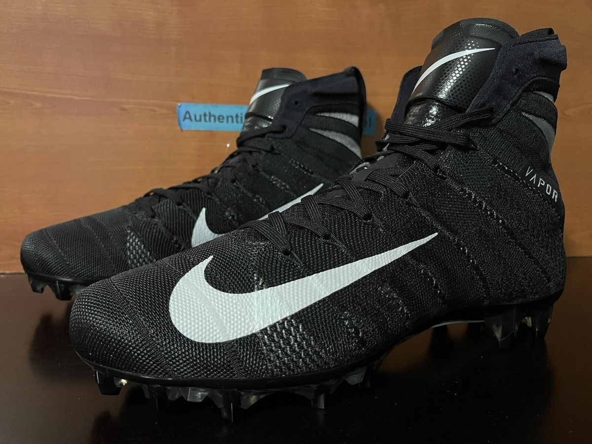 Nike Vapor Untouchable 3 Elite Football Cleats Black Men's Size 13