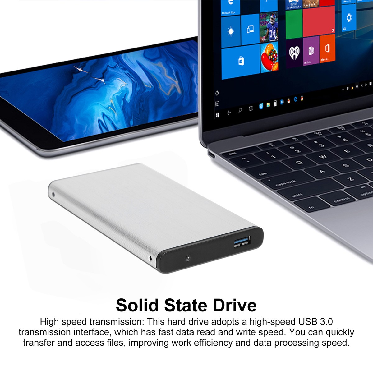 1TB/2TB/4TB External Hard Drive Disk USB 3.0 Portable HDD Laptops 