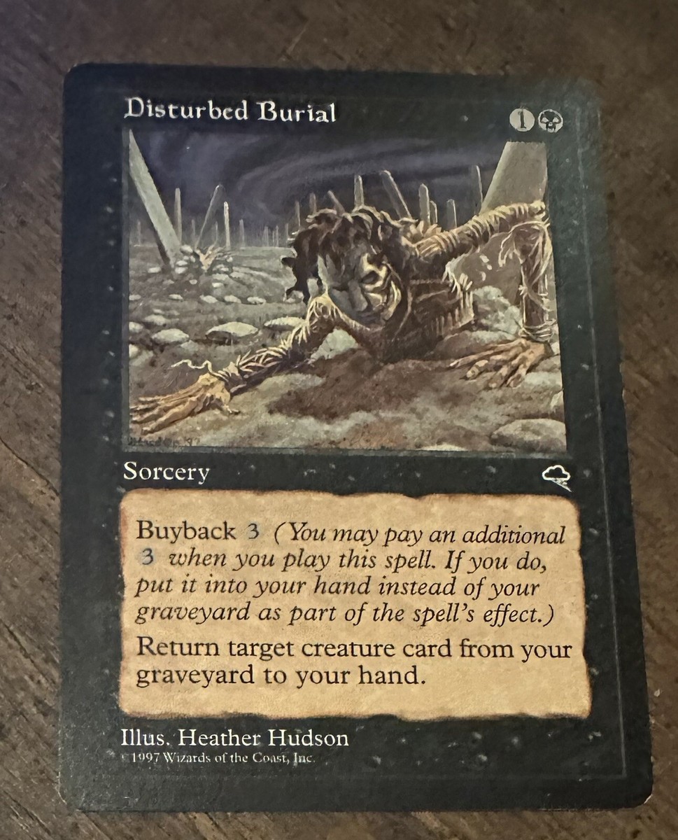 Magic the Gathering MTG Disturbed Burial (129) Tempest LP | eBay