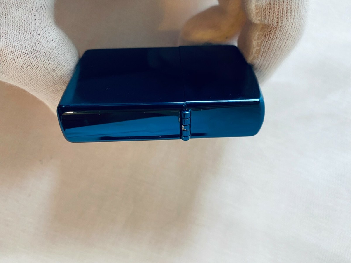 Zippo Spawn blue metallic limited with serial number Unused Zippo Spawn blue metallic limited with serial number Unused