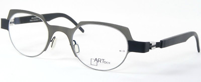 BAJAZZO ARTbox Rico 3 S3 MATT GRAPHITE GRAY /BLACK EYEGLASSES GLASSES 46-23-135