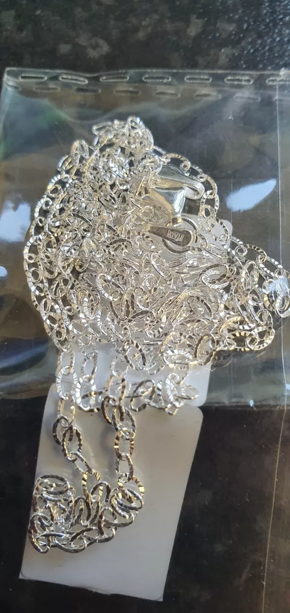 Tjc 925 Sterling Silver Long Shiny Chain Brand New