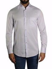 Glanz Herren Hemd mit Einstecktuch 51/52 Gr.5XL Lila