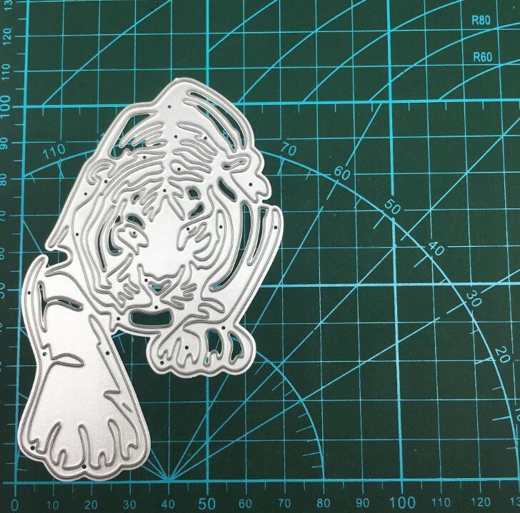 KAROYD 3D Tiger Metall Puzzle – Kniffliger Bausatz Mit LED-Licht