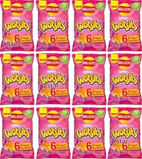 Walkers Wotsits Prawn Cocktail Multipack Crisps 12 x (6 x 13.5g)