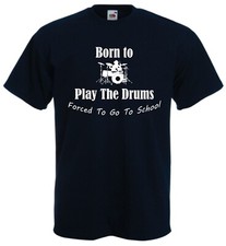 Kids Born to Drum T-Shirt, Drummer Tshirt, Drumming T Shirt, Drum Kids Tshirt