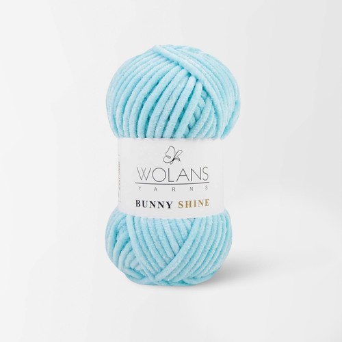 Wolans Bunny Shine Wool Yarn Knitting Crochet Crafts 100g Ball 30 Colours - Picture 10 of 24