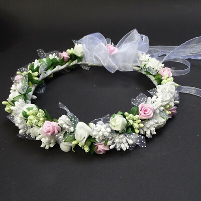 Kommunion Haarreif Mädchen - Eleganter Blumen-Haarschmuck Für Besondere Anlässe