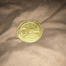 Vintage 1970 s Ford Mustang Solid Brass Belt Buckle Taiwan 561