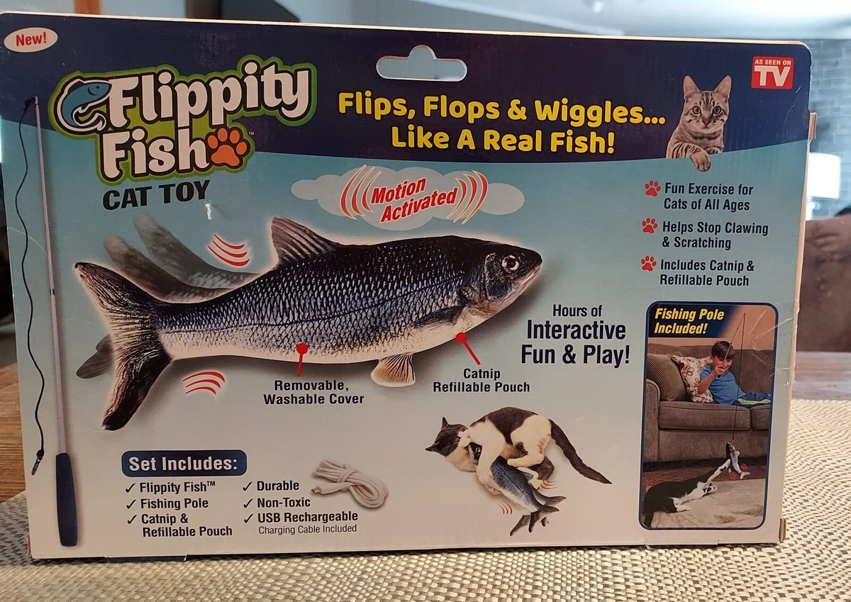 As seen on TV Flippity Fish Deluxe Motion Activated Interactive