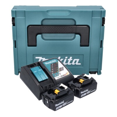 Makita Power Source Kit 18V mit 2x BL 1850 B 5 Ah Akku + DC 18 RC Lader 197624-2