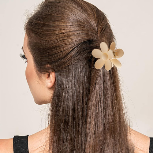 8PCS Fermagli per Capelli da Donna, Fermagli Artiglio a Fiore per Capelli Spessi, Accesso Capelli Antiscivolo - Foto 3 di 7