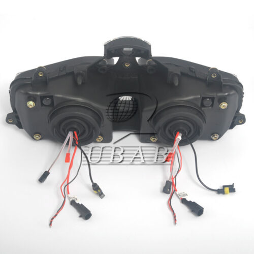 Assembly Projector Headlight White Angel Devil Eye For Honda CBR600RR 2003-2006 - Picture 5 of 14