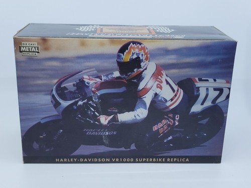 Harley Davidson Racing VR1000 Die Cast Superbike Replica 1:9 98209-95V Nuova - Foto 7 di 9