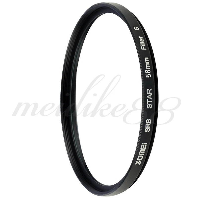 ZOMEI 58mm +4+6+8 Points Starburst Star-Effect Star Filter Sets for Canon Nikon - Image 3 of 4