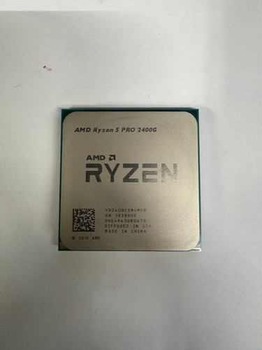 AMD Ryzen 5 Pro 2400G @ 3.6 GHz