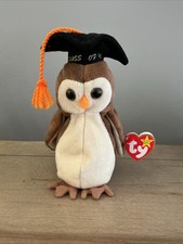 TY BEANIE BABY- WISE THE OWL. MINT WITH RARE ERRORS. Class Of 98.